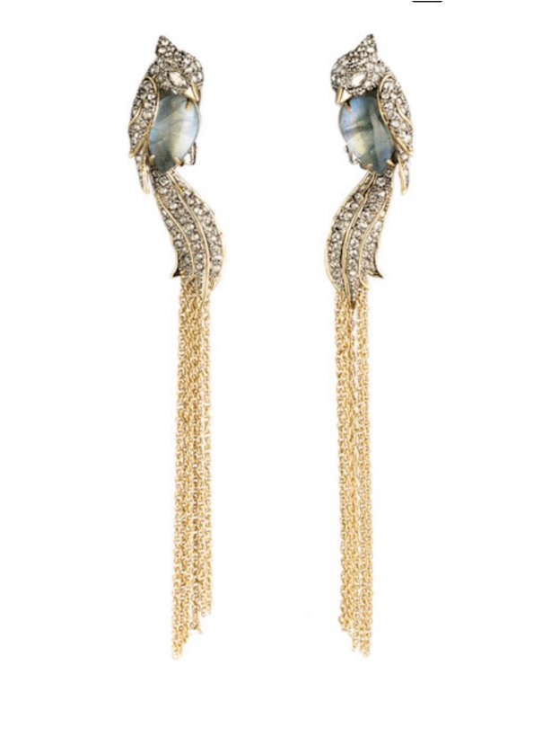 New Alexis Bittar Lovebirds Tassel Clip Earrings Love Bird Jl17